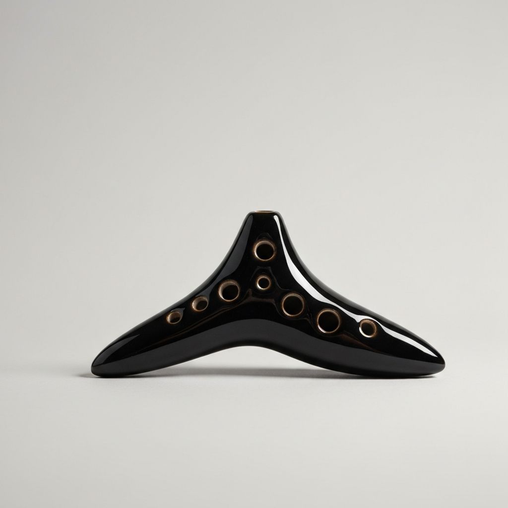 Onyx Glaze 12-Hole Alto C Ocarina